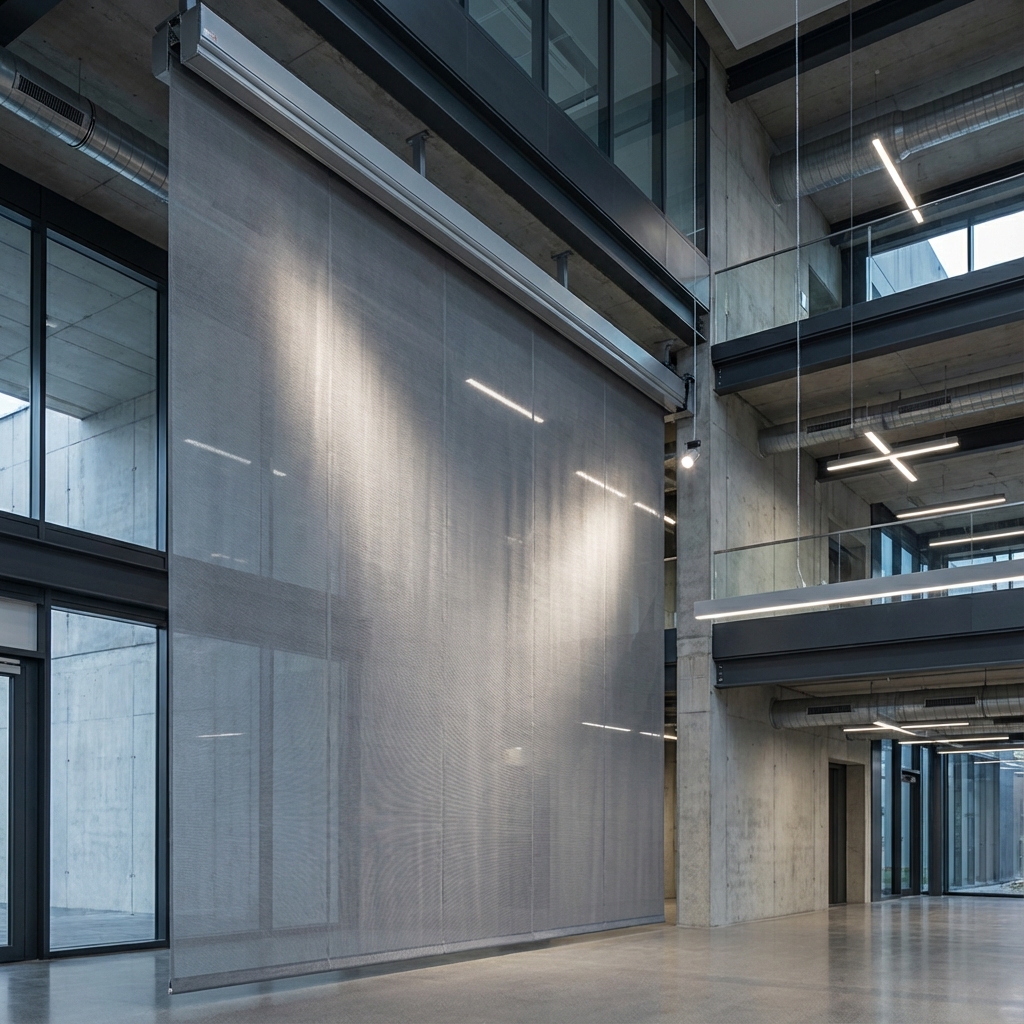 FUEGUARD smoke curtain for smoke management